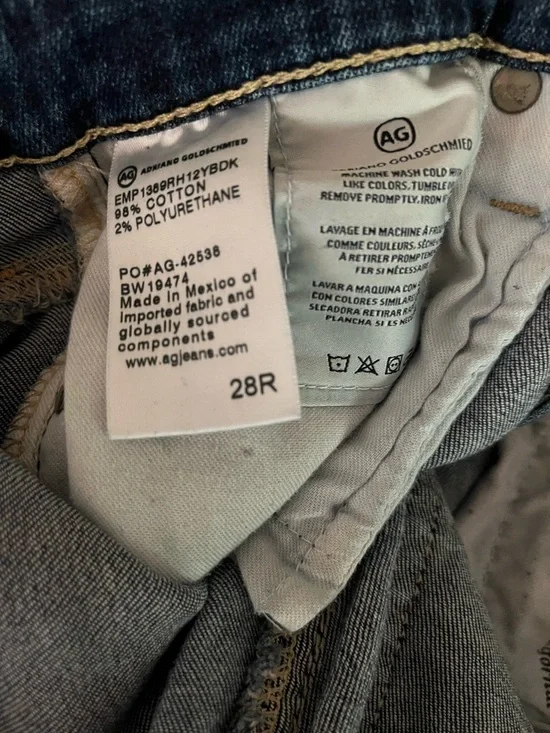 AG Adriano Goldschmied The Legging Ankle Jeans – Dark Wash – Size 28 EUC - Picture 8 of 9